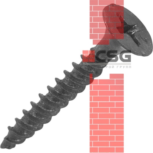 Саморез ГКЛ к дереву 4.2x65 фосфатированный, кг (14кг) арт.1190765 