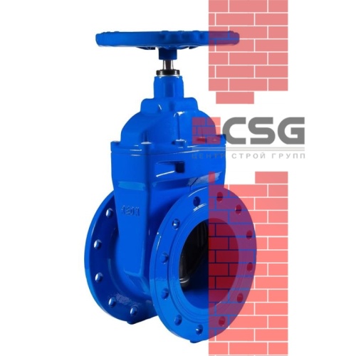 Задвижка чугун аналог МЗВ обрезиненный клин Ду 200 Ру10 до +75С фл Завод им Гаджиева, DN 200