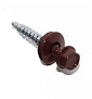 Саморез кровельный 4.8x29 RAL8017 по дереву пакет (200шт) арт.1220552CDEK