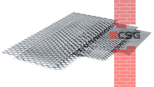 Просечно-вытяжной лист 610х1000х2000 ПВЛ-610, марка ПВЛ-610