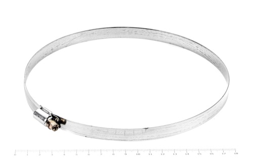 Хомут червячный 160-180/9 нерж. W2 (AISI 430)